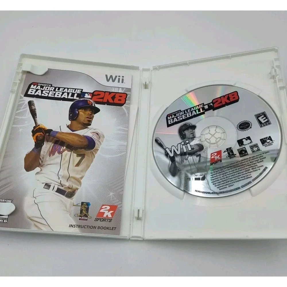 Major League Baseball 2K8 Nintendo Wii GAME 2008 SEE ALL‎ PICTURES📸